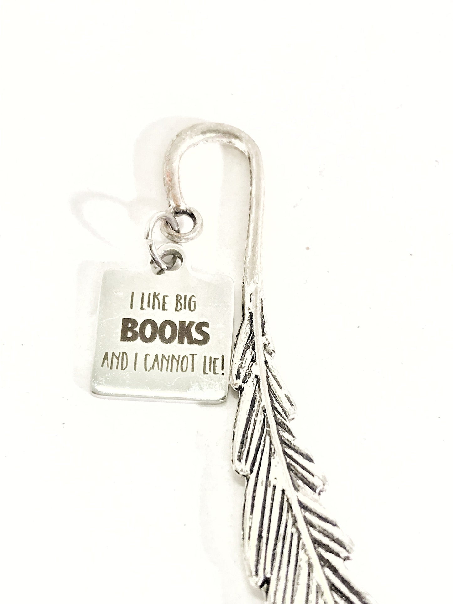 Bookmark Gift, I Like Big Books And I Cannot Lie Bookmark, Reader Gift, Charm Bookmark, Bookclub Gift, Librarian Gift, Student Gifts