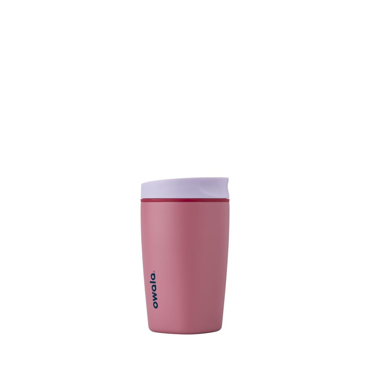 Owala SmoothSip Slider Insulated Stainless Steel Coffee Tumbler, Reusable Iced Coffee Cup, Hot Coffee Travel Mug, BPA Free 12 oz, Vanilla Bean