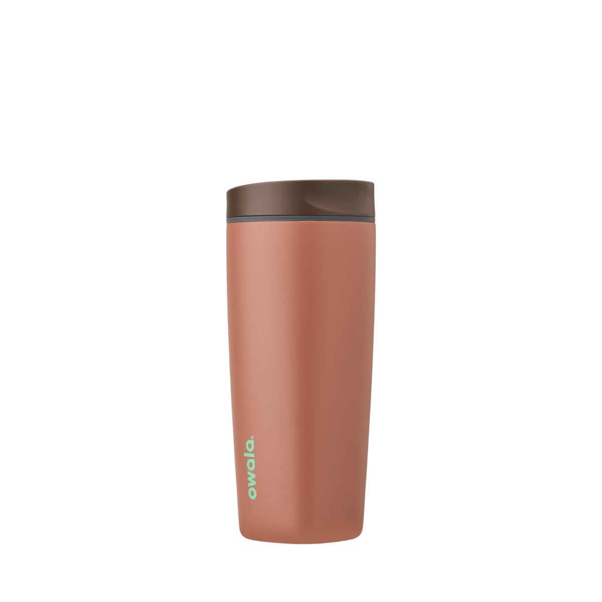 Owala SmoothSip Slider Insulated Stainless Steel Coffee Tumbler, Reusable Iced Coffee Cup, Hot Coffee Travel Mug, BPA Free 12 oz, Vanilla Bean