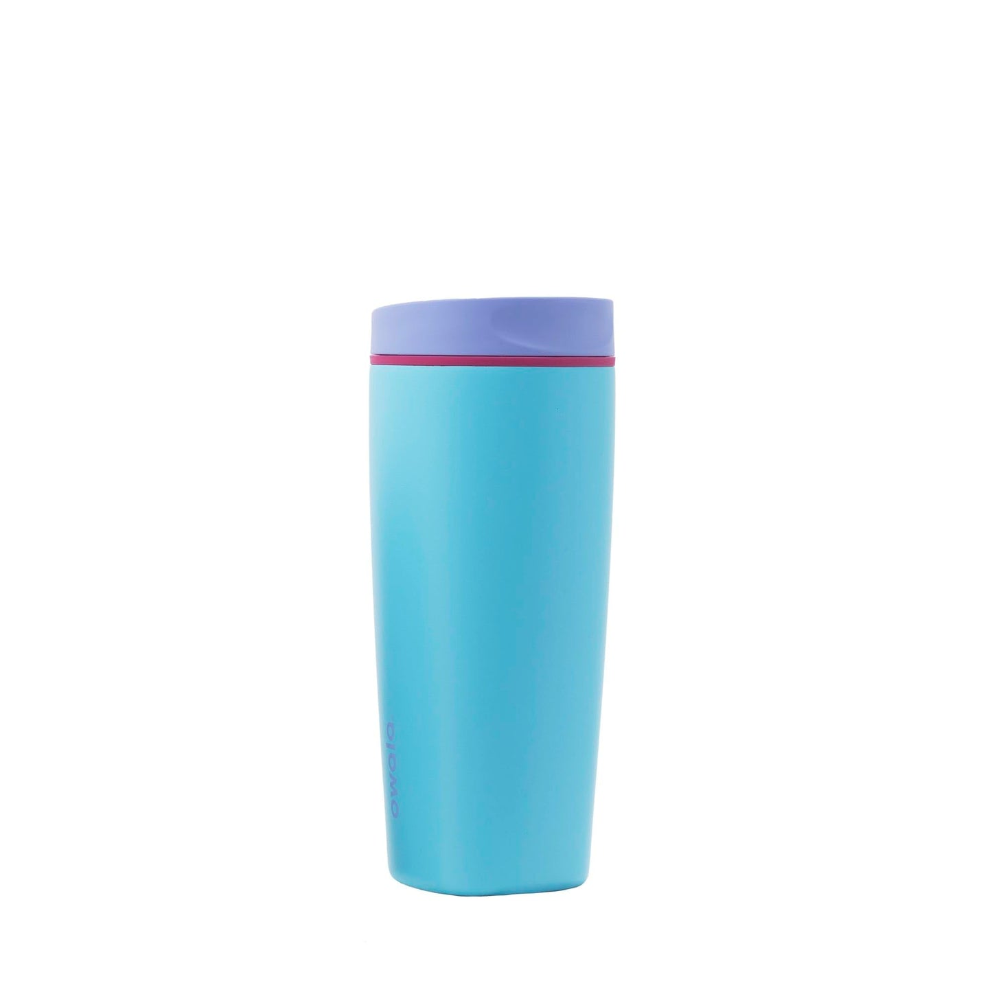 Owala SmoothSip Slider Insulated Stainless Steel Coffee Tumbler, Reusable Iced Coffee Cup, Hot Coffee Travel Mug, BPA Free 12 oz, Vanilla Bean