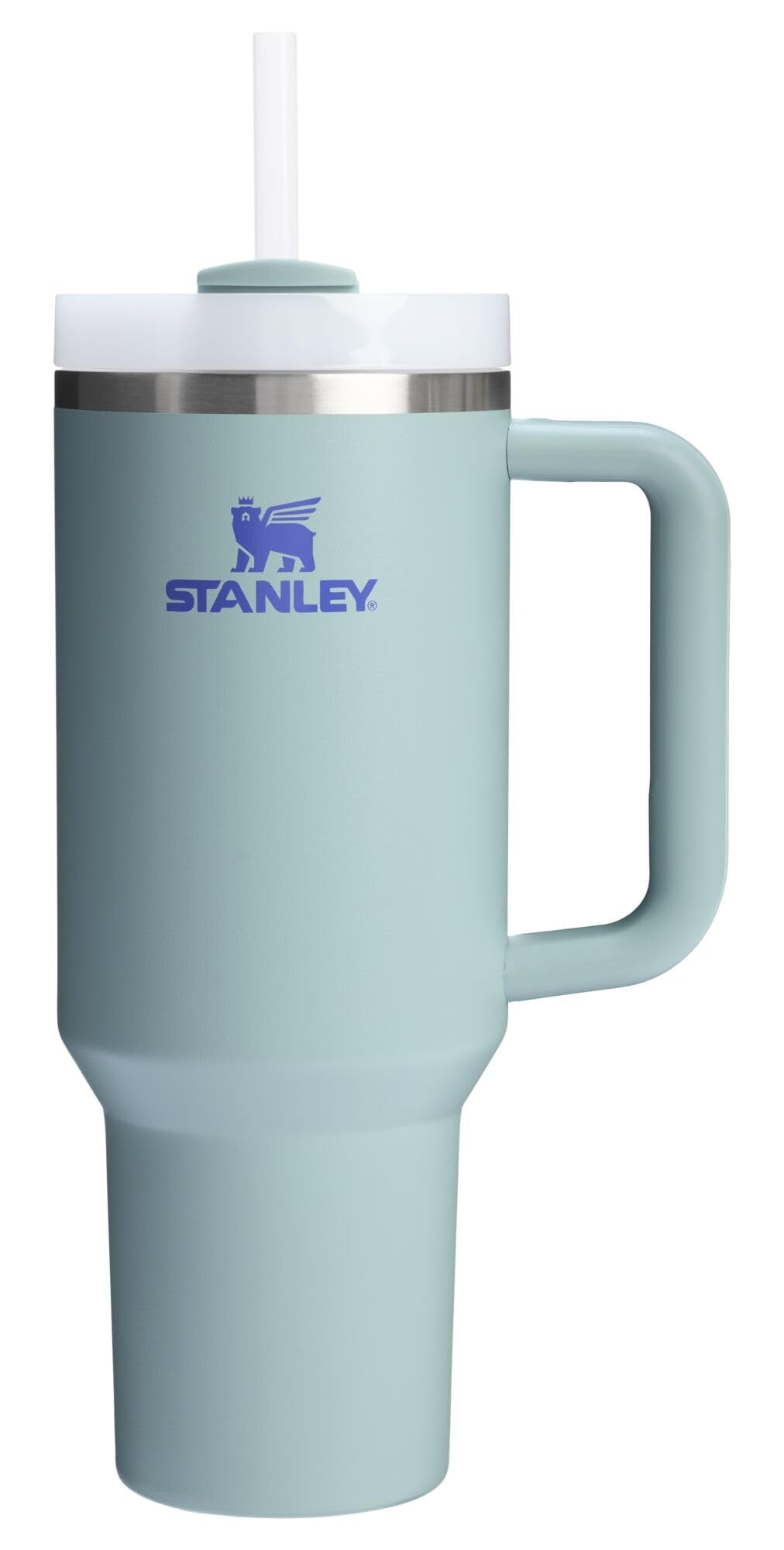STANLEY Quencher H2.0 Tumbler with Handle and Straw 40 oz | Flowstate 3-Position Lid | Cup Holder Compatible for Travel | Insulated Stainless Steel Cup | BPA-Free | Peony