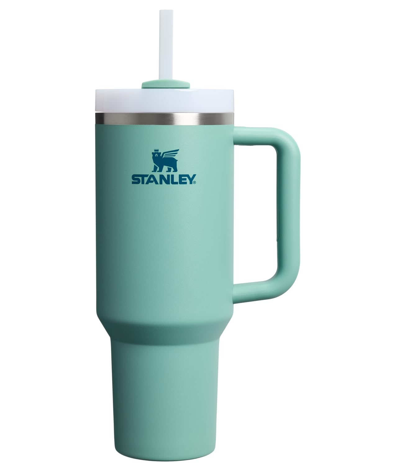 STANLEY Quencher H2.0 Tumbler with Handle and Straw 40 oz | Flowstate 3-Position Lid | Cup Holder Compatible for Travel | Insulated Stainless Steel Cup | BPA-Free | Peony