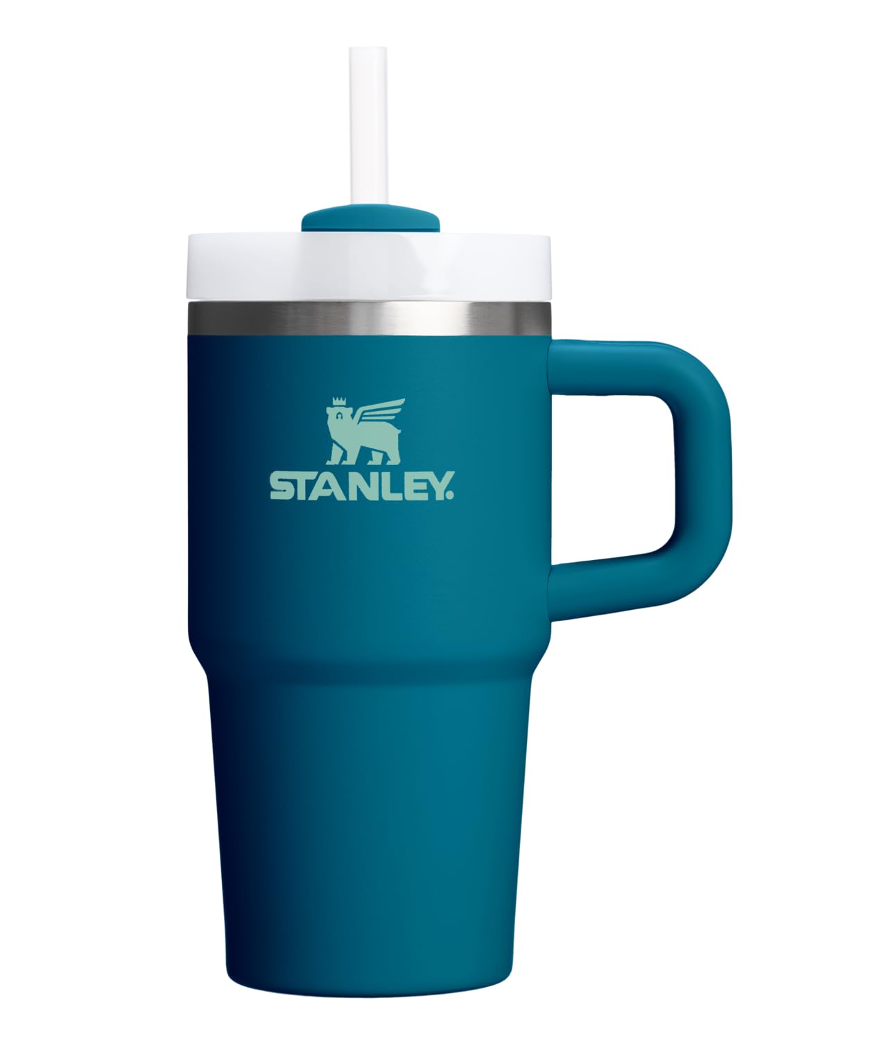 STANLEY Quencher H2.0 Tumbler with Handle and Straw 40 oz | Flowstate 3-Position Lid | Cup Holder Compatible for Travel | Insulated Stainless Steel Cup | BPA-Free | Peony
