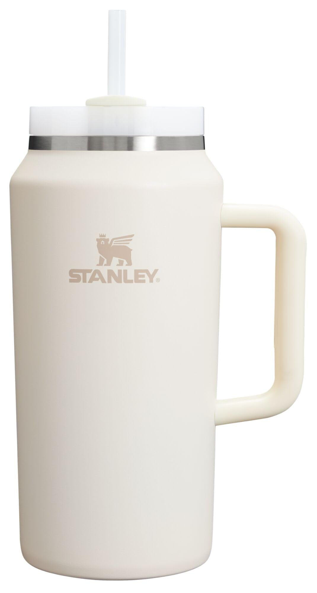 STANLEY Quencher H2.0 Tumbler with Handle and Straw 40 oz | Flowstate 3-Position Lid | Cup Holder Compatible for Travel | Insulated Stainless Steel Cup | BPA-Free | Peony