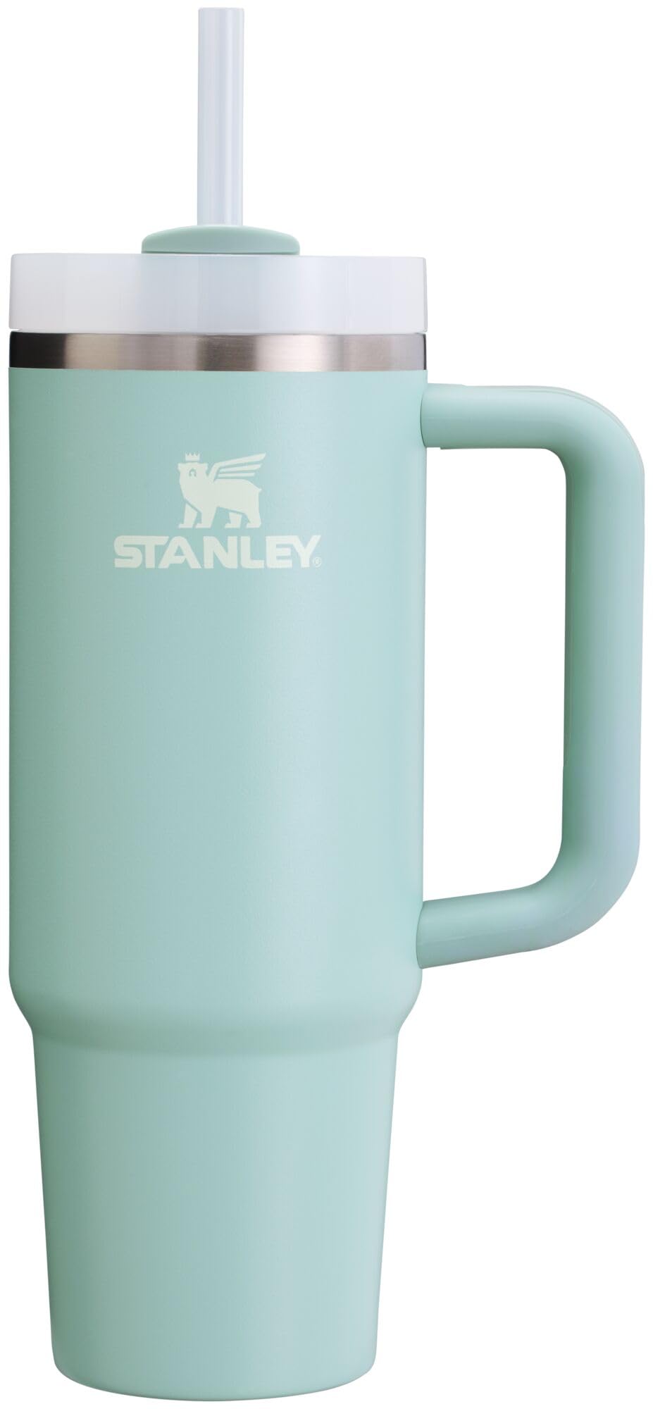 STANLEY Quencher H2.0 Tumbler with Handle and Straw 40 oz | Flowstate 3-Position Lid | Cup Holder Compatible for Travel | Insulated Stainless Steel Cup | BPA-Free | Peony