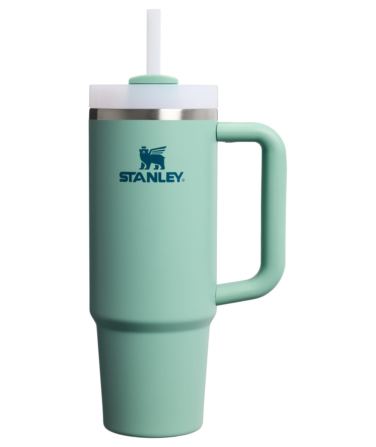 STANLEY Quencher H2.0 Tumbler with Handle and Straw 40 oz | Flowstate 3-Position Lid | Cup Holder Compatible for Travel | Insulated Stainless Steel Cup | BPA-Free | Peony