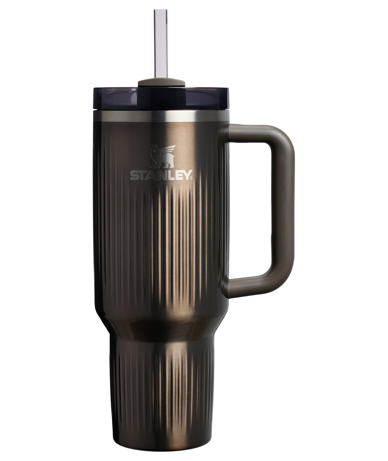 STANLEY Quencher H2.0 Tumbler with Handle and Straw 40 oz | Flowstate 3-Position Lid | Cup Holder Compatible for Travel | Insulated Stainless Steel Cup | BPA-Free | Peony