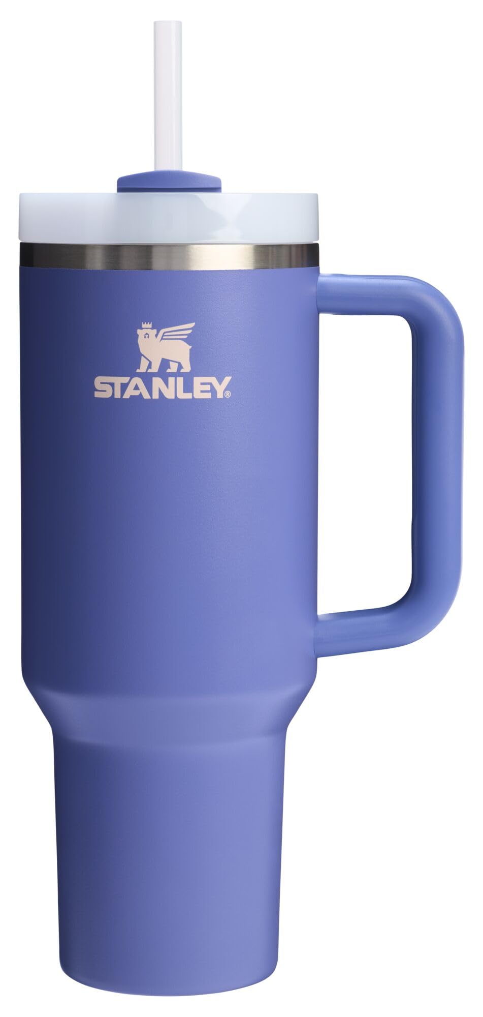 STANLEY Quencher H2.0 Tumbler with Handle and Straw 40 oz | Flowstate 3-Position Lid | Cup Holder Compatible for Travel | Insulated Stainless Steel Cup | BPA-Free | Peony