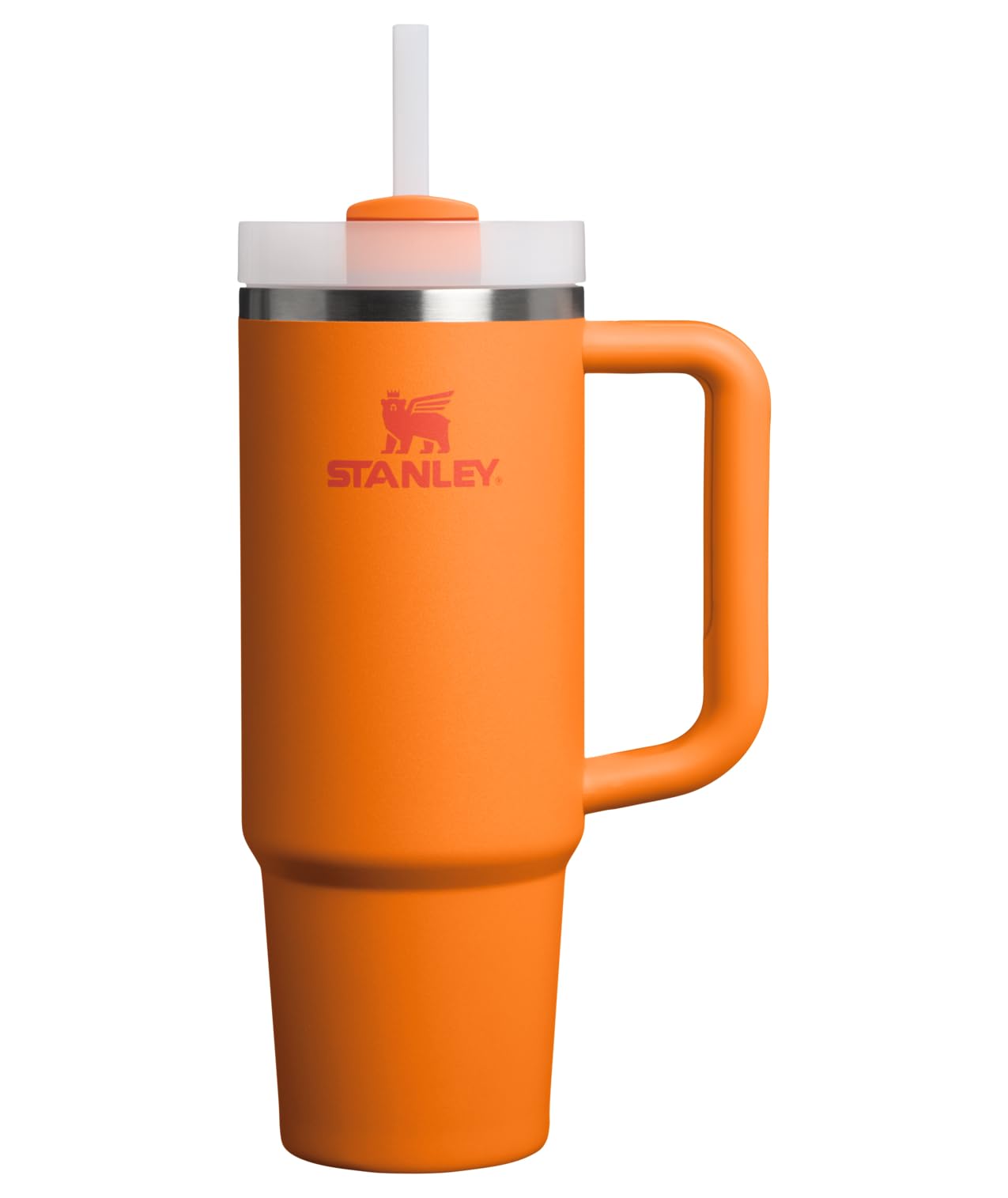 STANLEY Quencher H2.0 Tumbler with Handle and Straw 40 oz | Flowstate 3-Position Lid | Cup Holder Compatible for Travel | Insulated Stainless Steel Cup | BPA-Free | Peony