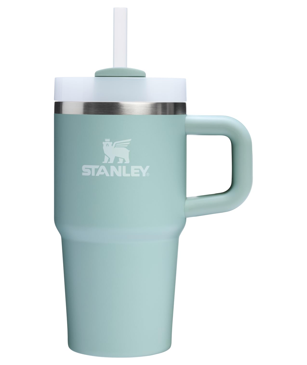 STANLEY Quencher H2.0 Tumbler with Handle and Straw 40 oz | Flowstate 3-Position Lid | Cup Holder Compatible for Travel | Insulated Stainless Steel Cup | BPA-Free | Peony
