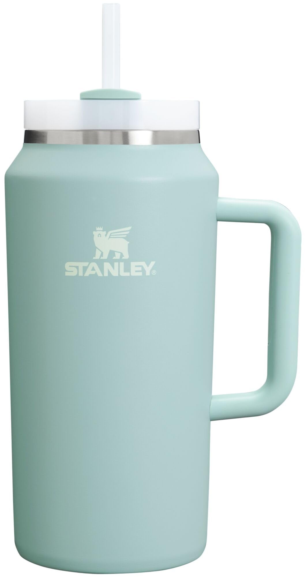 STANLEY Quencher H2.0 Tumbler with Handle and Straw 40 oz | Flowstate 3-Position Lid | Cup Holder Compatible for Travel | Insulated Stainless Steel Cup | BPA-Free | Peony