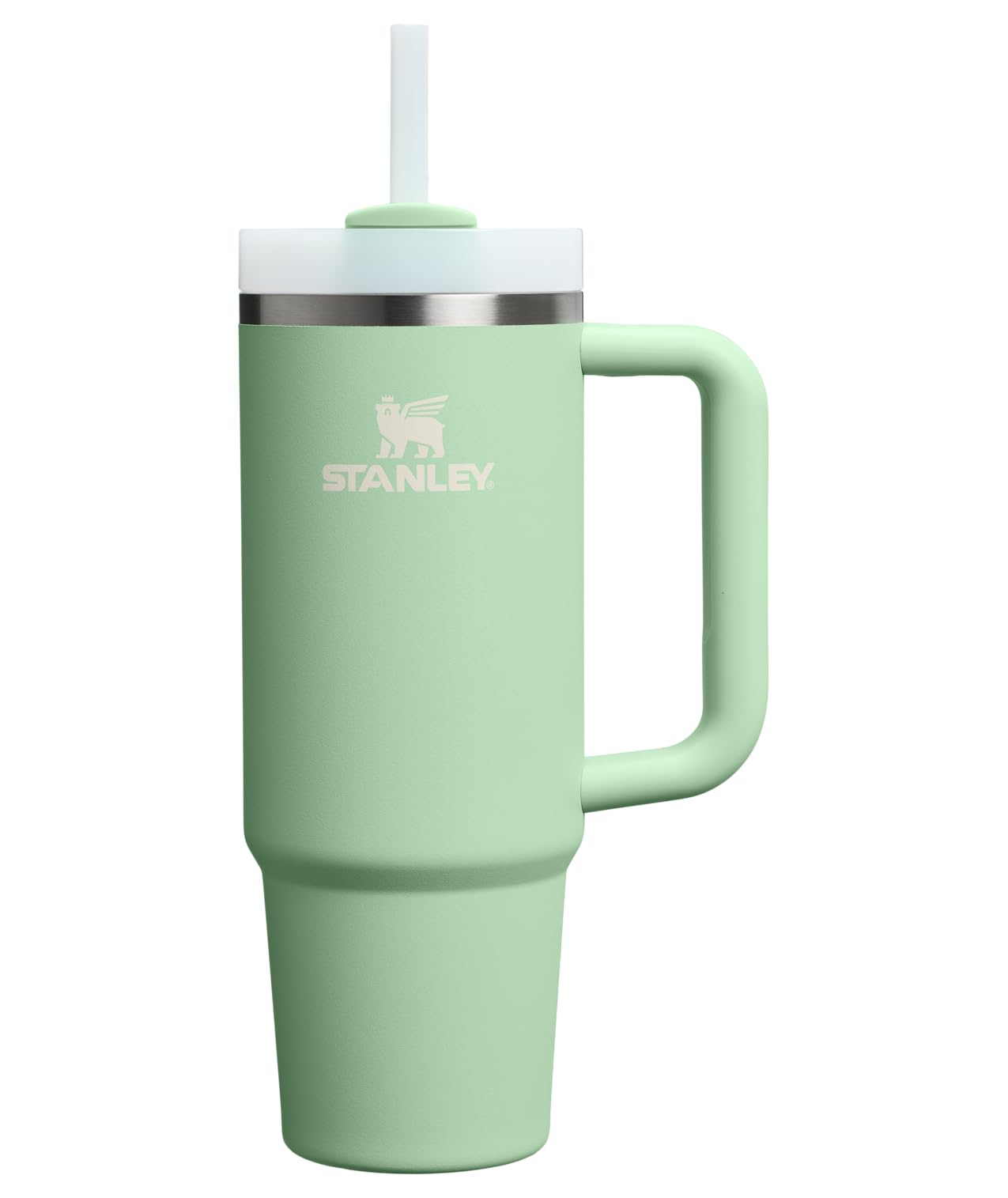 STANLEY Quencher H2.0 Tumbler with Handle and Straw 40 oz | Flowstate 3-Position Lid | Cup Holder Compatible for Travel | Insulated Stainless Steel Cup | BPA-Free | Peony