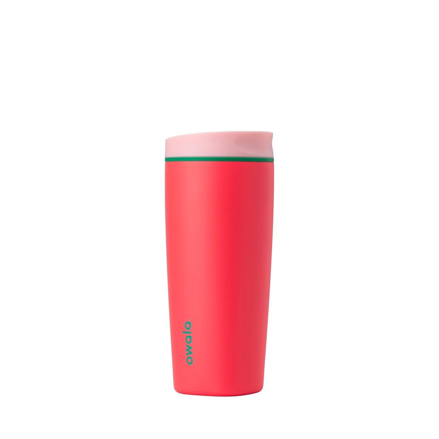 Owala SmoothSip Slider Insulated Stainless Steel Coffee Tumbler, Reusable Iced Coffee Cup, Hot Coffee Travel Mug, BPA Free 12 oz, Vanilla Bean