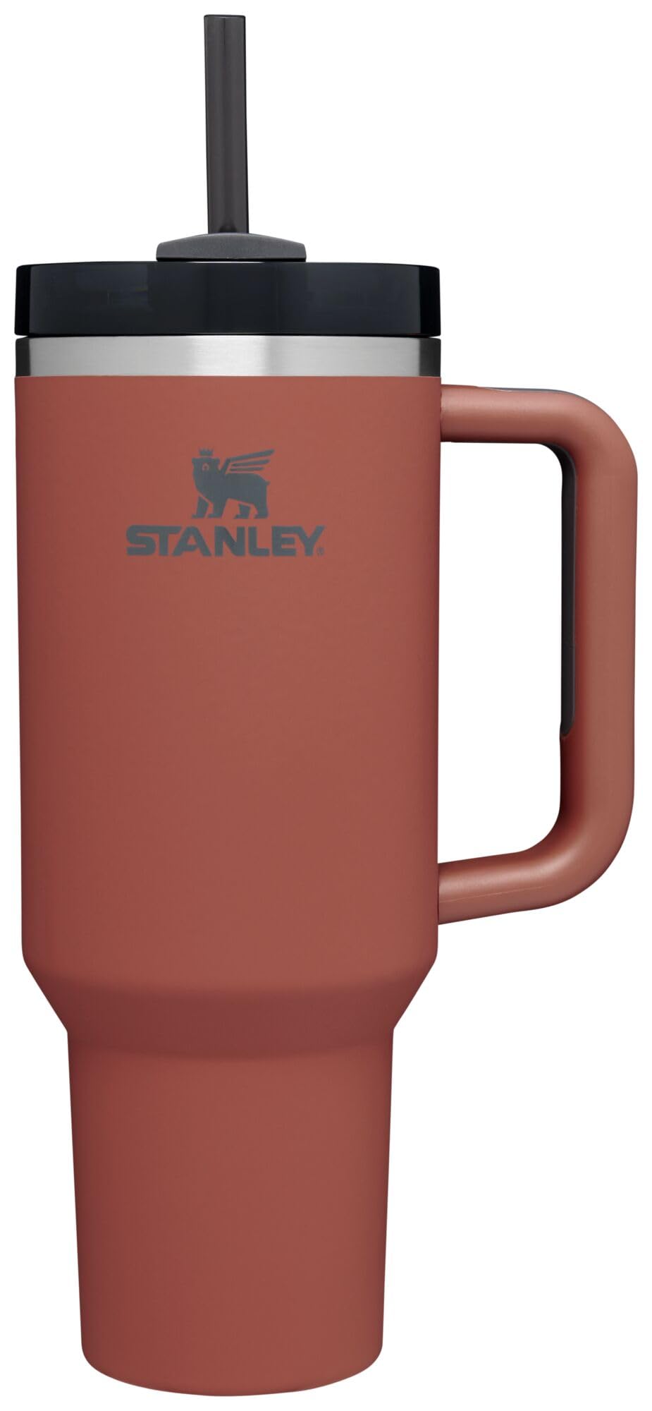 STANLEY Quencher H2.0 Tumbler with Handle and Straw 40 oz | Flowstate 3-Position Lid | Cup Holder Compatible for Travel | Insulated Stainless Steel Cup | BPA-Free | Peony