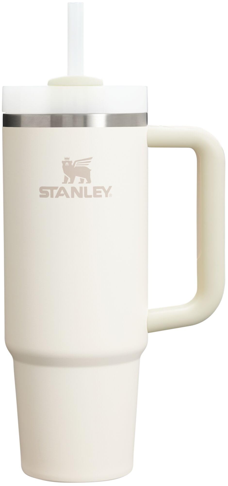 STANLEY Quencher H2.0 Tumbler with Handle and Straw 40 oz | Flowstate 3-Position Lid | Cup Holder Compatible for Travel | Insulated Stainless Steel Cup | BPA-Free | Peony