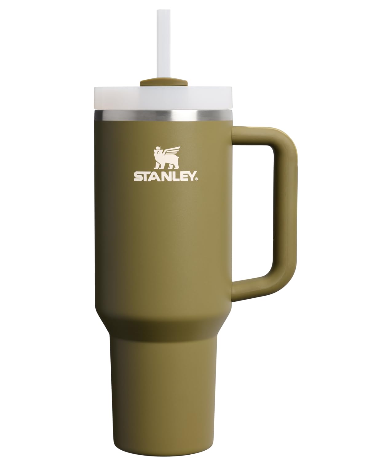 STANLEY Quencher H2.0 Tumbler with Handle and Straw 40 oz | Flowstate 3-Position Lid | Cup Holder Compatible for Travel | Insulated Stainless Steel Cup | BPA-Free | Peony