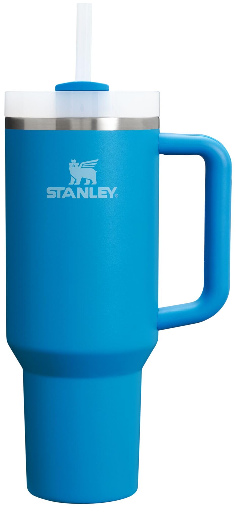 STANLEY Quencher H2.0 Tumbler with Handle and Straw 40 oz | Flowstate 3-Position Lid | Cup Holder Compatible for Travel | Insulated Stainless Steel Cup | BPA-Free | Peony