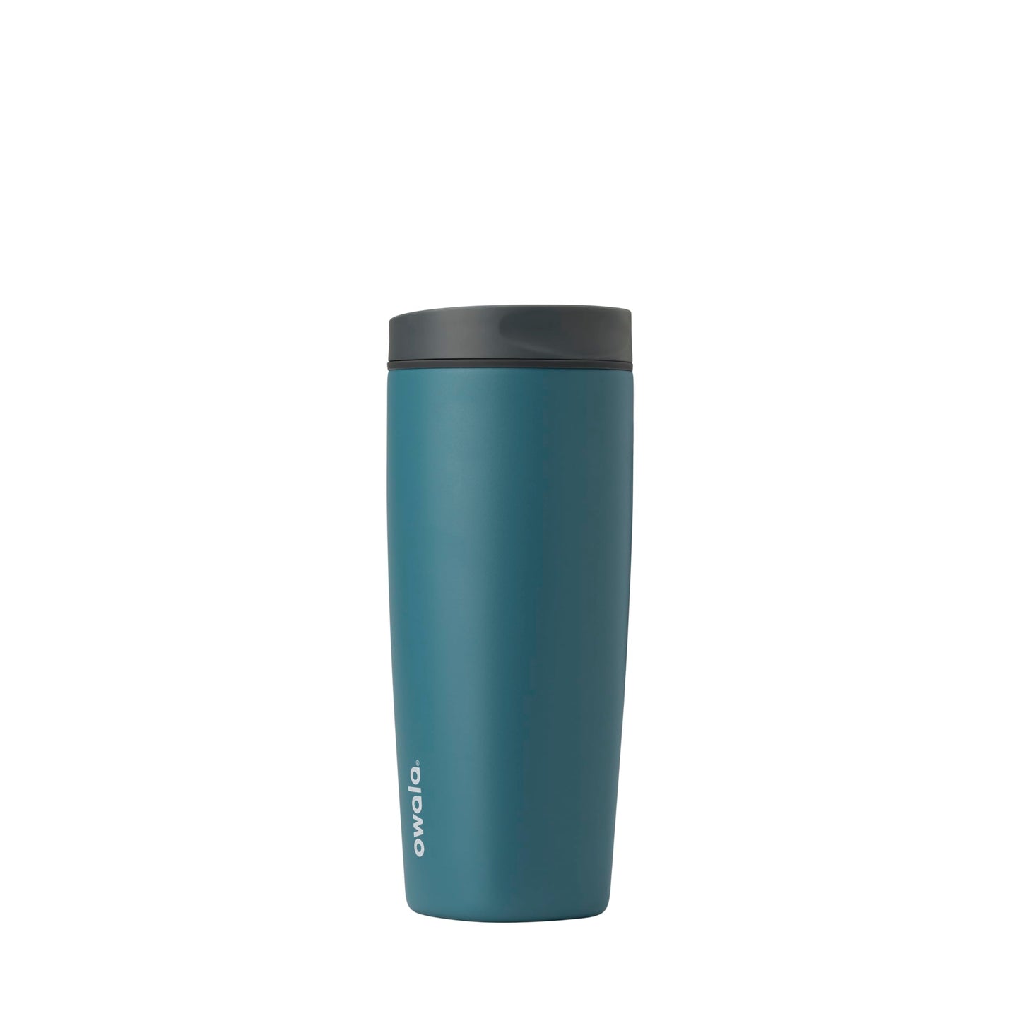 Owala SmoothSip Slider Insulated Stainless Steel Coffee Tumbler, Reusable Iced Coffee Cup, Hot Coffee Travel Mug, BPA Free 12 oz, Vanilla Bean