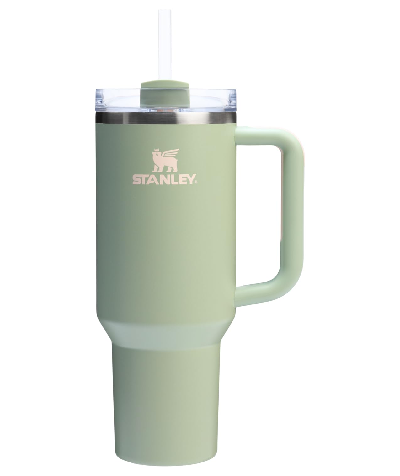 STANLEY Quencher H2.0 Tumbler with Handle and Straw 40 oz | Flowstate 3-Position Lid | Cup Holder Compatible for Travel | Insulated Stainless Steel Cup | BPA-Free | Peony