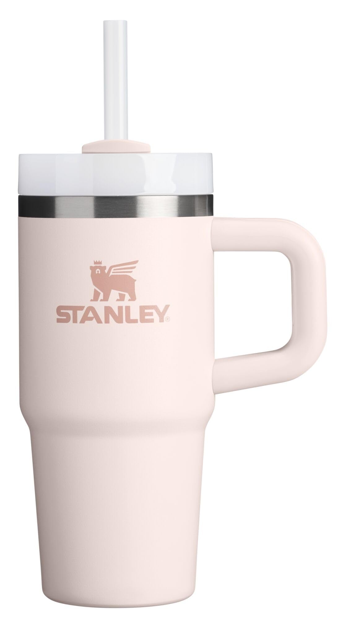 STANLEY Quencher H2.0 Tumbler with Handle and Straw 40 oz | Flowstate 3-Position Lid | Cup Holder Compatible for Travel | Insulated Stainless Steel Cup | BPA-Free | Peony