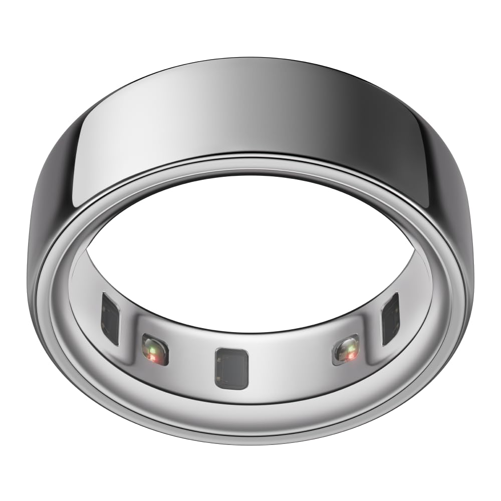 Oura Ring 4 - Gold - Size 8 - Sleep, Activity, Women’s Health, AI Advisor, Up to 8 Days of Battery Life, Size Before You Buy, Android & iOS Compatible
