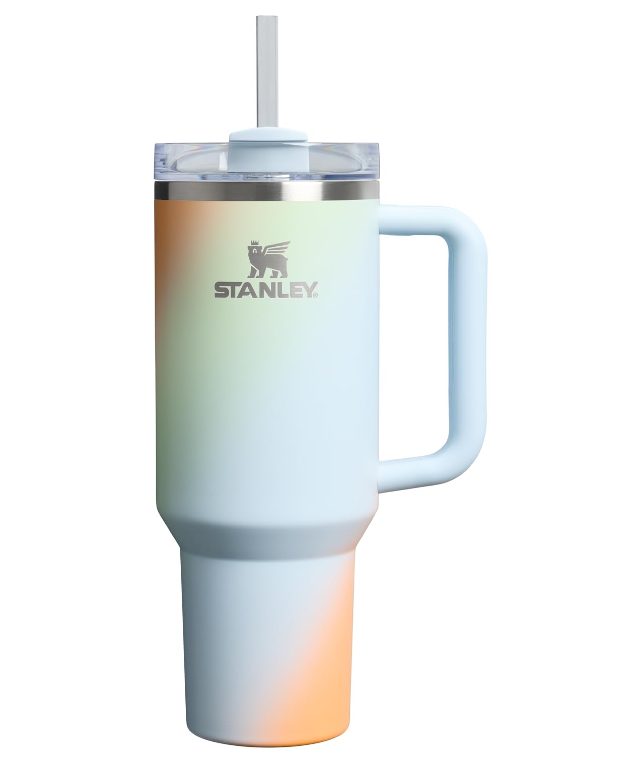 STANLEY Quencher H2.0 Tumbler with Handle and Straw 40 oz | Flowstate 3-Position Lid | Cup Holder Compatible for Travel | Insulated Stainless Steel Cup | BPA-Free | Peony