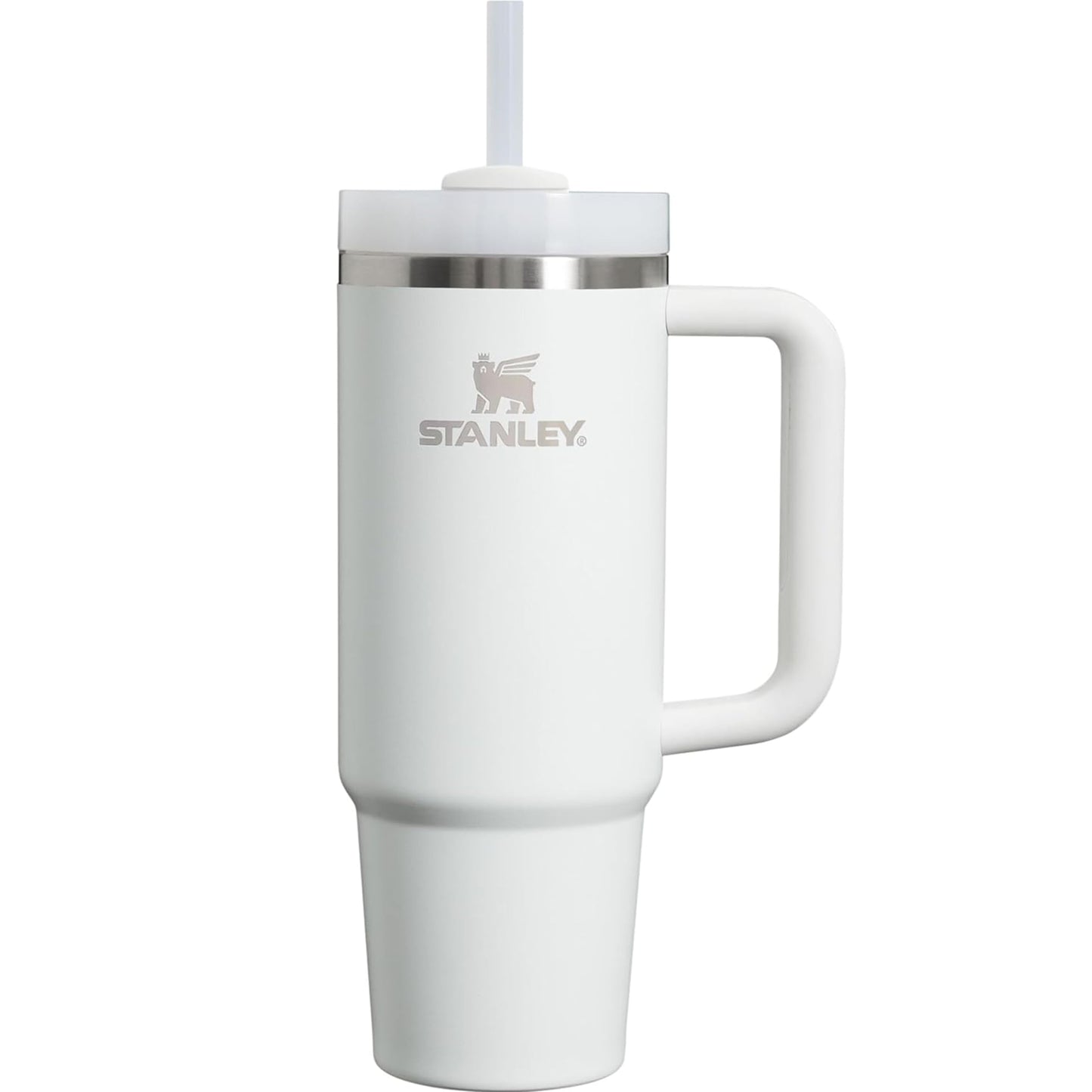STANLEY Quencher H2.0 Tumbler with Handle and Straw 40 oz | Flowstate 3-Position Lid | Cup Holder Compatible for Travel | Insulated Stainless Steel Cup | BPA-Free | Peony