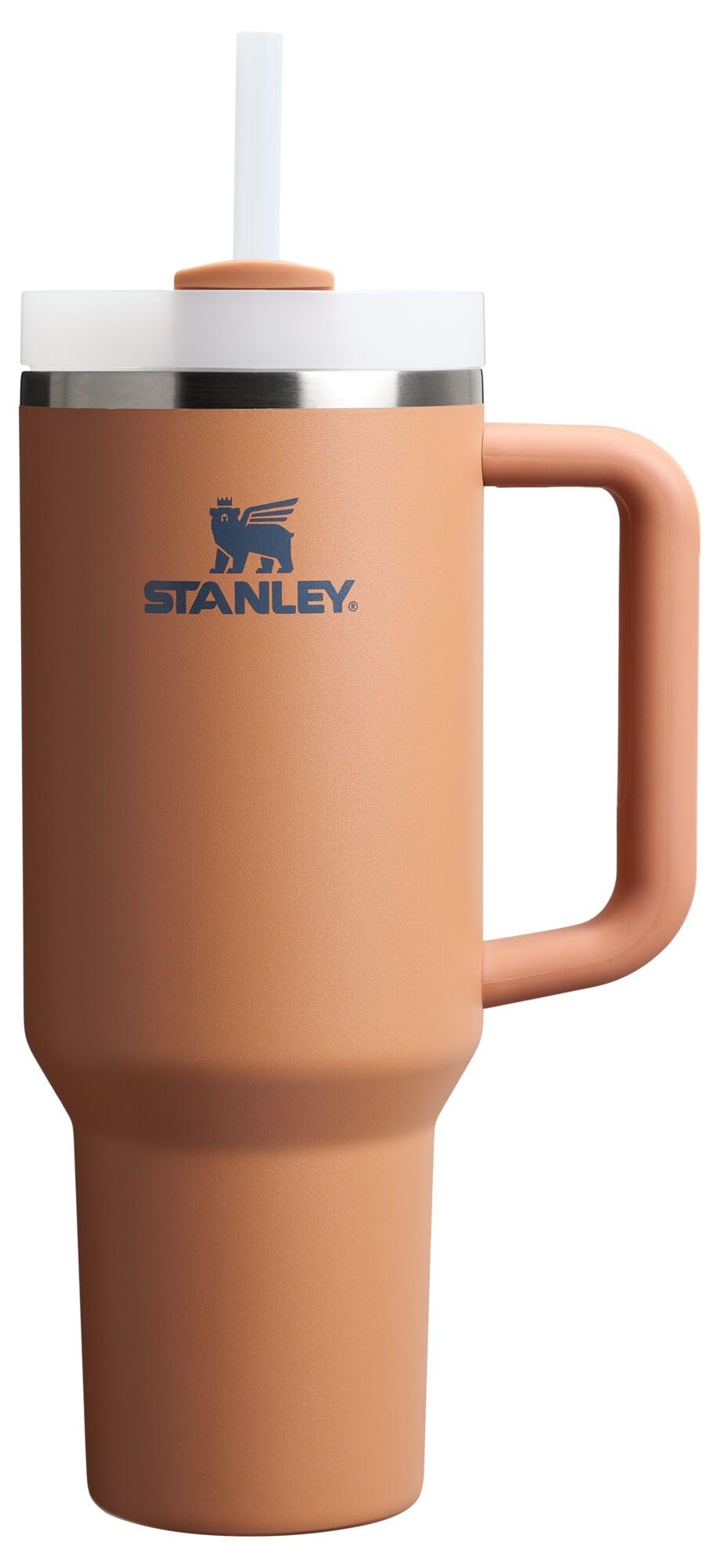 STANLEY Quencher H2.0 Tumbler with Handle and Straw 40 oz | Flowstate 3-Position Lid | Cup Holder Compatible for Travel | Insulated Stainless Steel Cup | BPA-Free | Peony