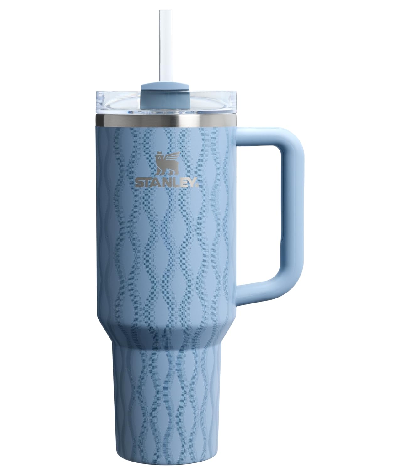 STANLEY Quencher H2.0 Tumbler with Handle and Straw 40 oz | Flowstate 3-Position Lid | Cup Holder Compatible for Travel | Insulated Stainless Steel Cup | BPA-Free | Peony