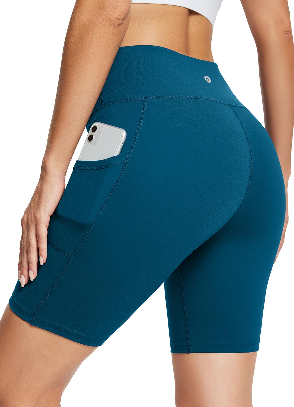 baleaf Women's 8"/ 5"/ 3" Biker Shorts High Waist Yoga Workout Gym Running Volleyball Spandex Shorts with Pockets
