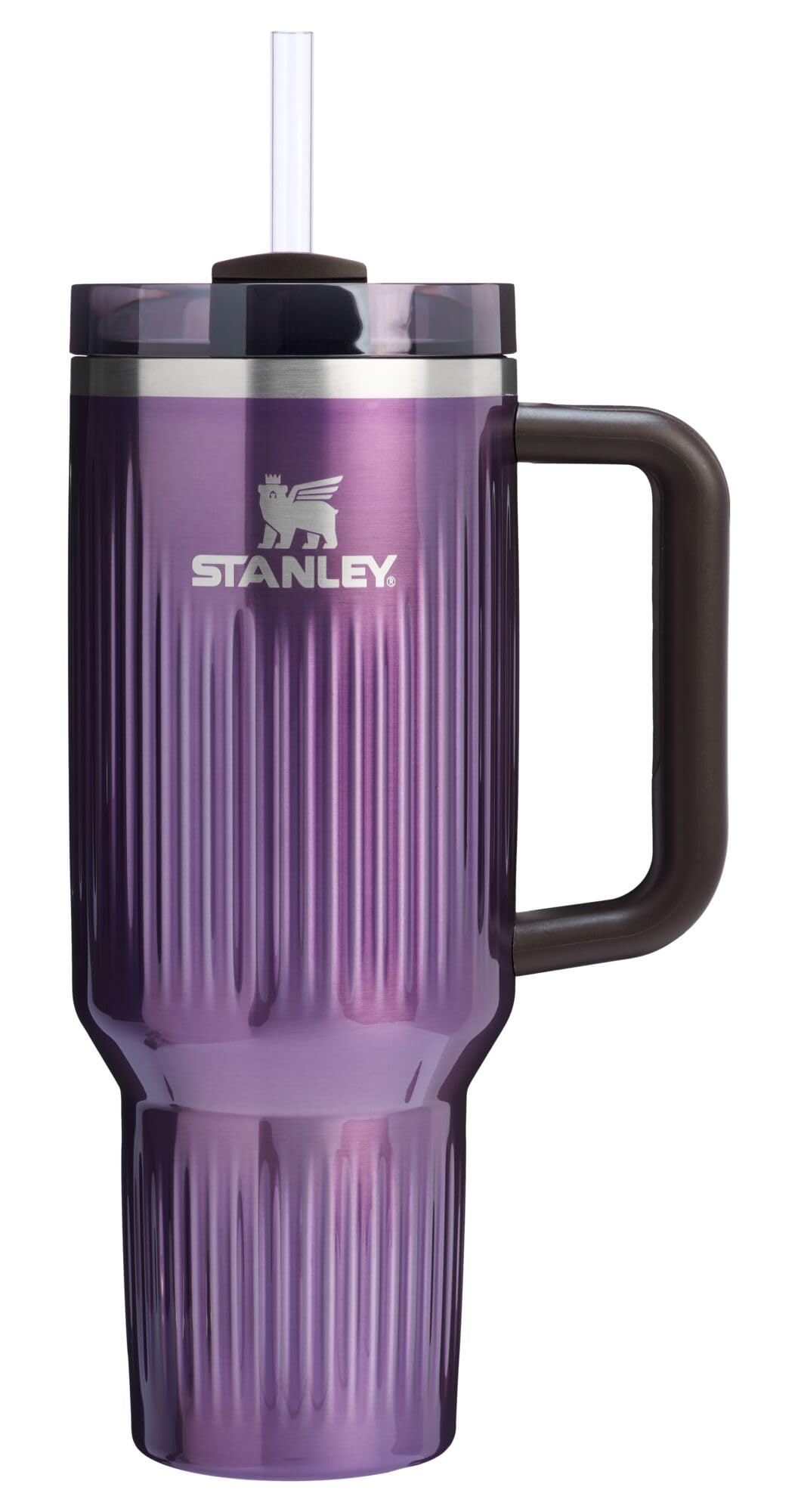 STANLEY Quencher H2.0 Tumbler with Handle and Straw 40 oz | Flowstate 3-Position Lid | Cup Holder Compatible for Travel | Insulated Stainless Steel Cup | BPA-Free | Peony