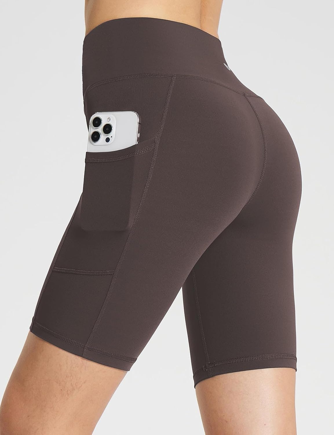 baleaf Women's 8"/ 5"/ 3" Biker Shorts High Waist Yoga Workout Gym Running Volleyball Spandex Shorts with Pockets