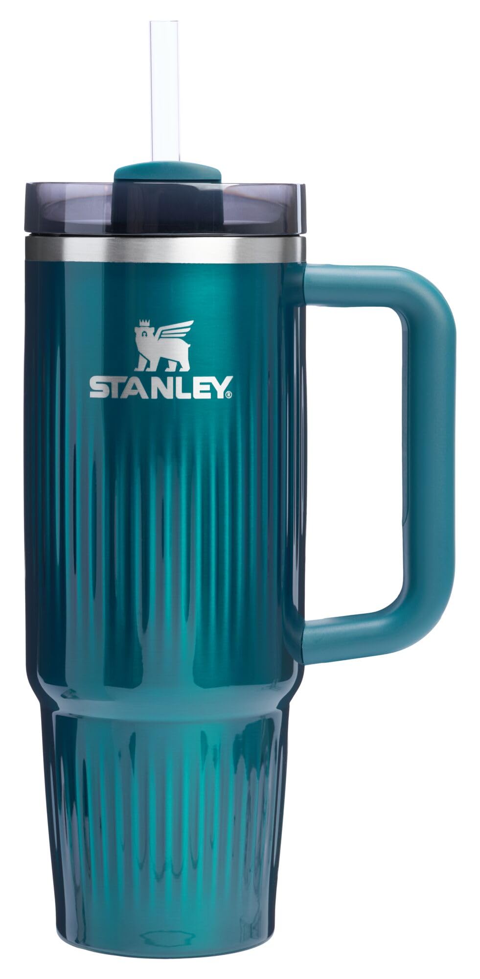 STANLEY Quencher H2.0 Tumbler with Handle and Straw 40 oz | Flowstate 3-Position Lid | Cup Holder Compatible for Travel | Insulated Stainless Steel Cup | BPA-Free | Peony