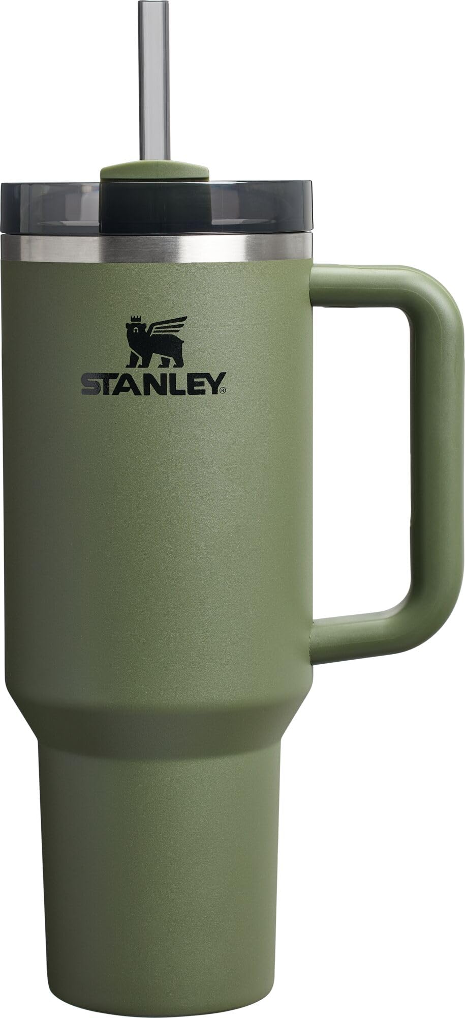 STANLEY Quencher H2.0 Tumbler with Handle and Straw 40 oz | Flowstate 3-Position Lid | Cup Holder Compatible for Travel | Insulated Stainless Steel Cup | BPA-Free | Peony