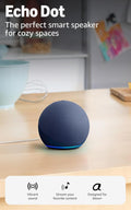 Amazon Echo Dot (newest model) - Vibrant sounding speaker, Designed for Alexa+, Great for bedrooms, dining rooms and offices, Deep Sea Blue