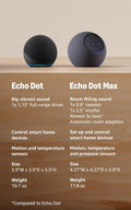 Amazon Echo Dot (newest model) - Vibrant sounding speaker, Designed for Alexa+, Great for bedrooms, dining rooms and offices, Deep Sea Blue