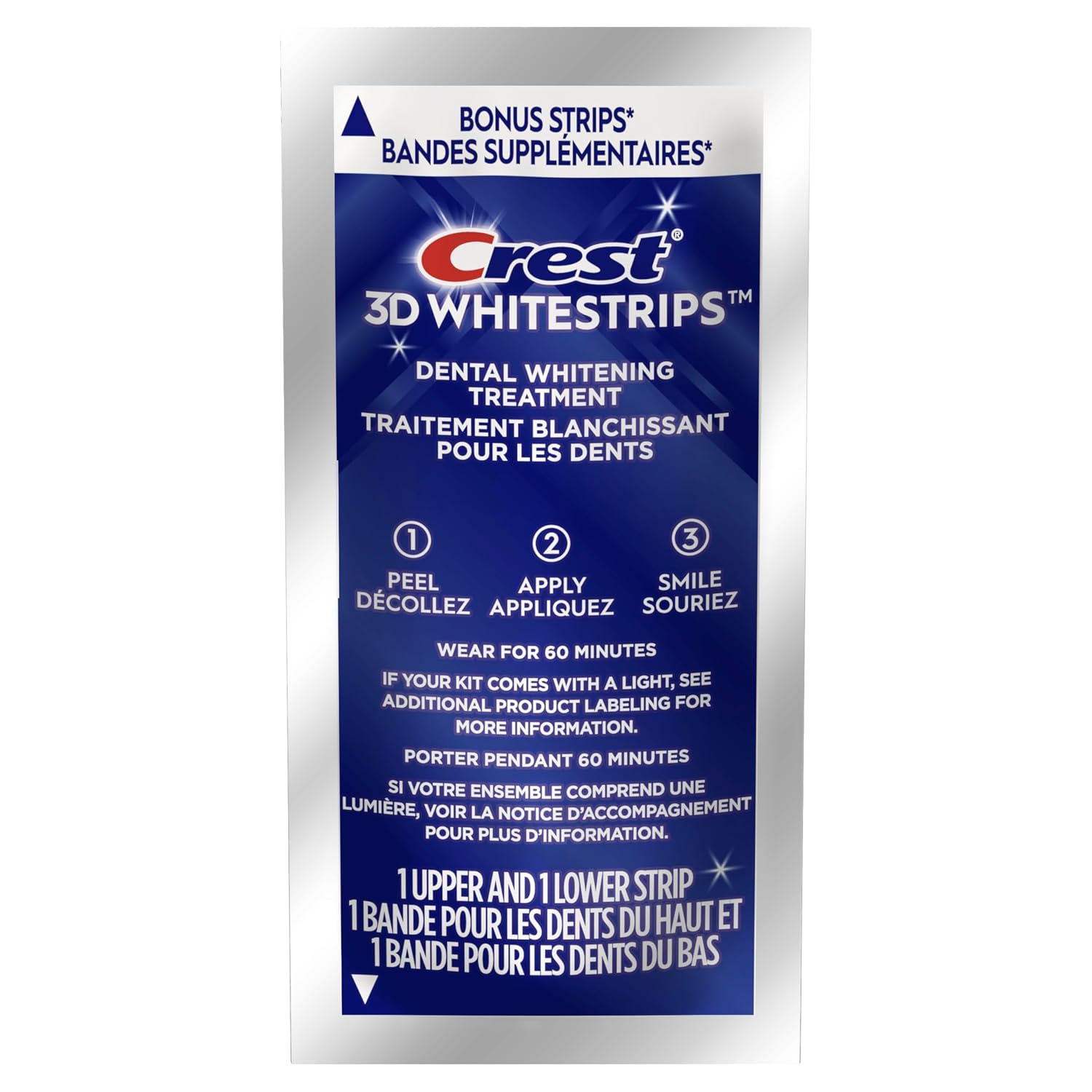 Crest 3D Whitestrips Professional Effects – Teeth Whitening Kit, 22 Treatments (20 + 2 Bonus), Each with 1 Upper/1Lower, 44 Strips – Crest 3DWhite Teeth Whitening Strips