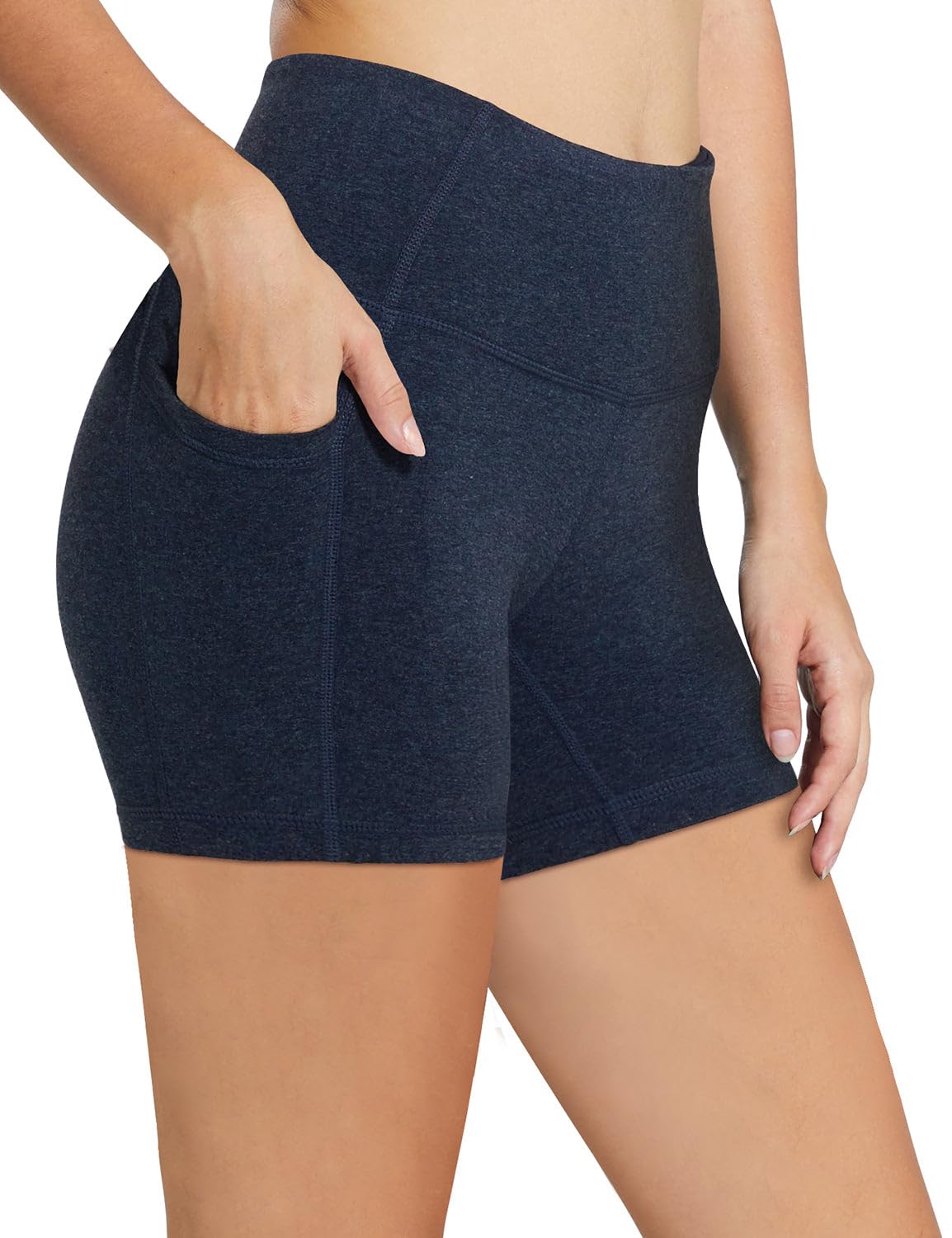 baleaf Women's 8"/ 5"/ 3" Biker Shorts High Waist Yoga Workout Gym Running Volleyball Spandex Shorts with Pockets