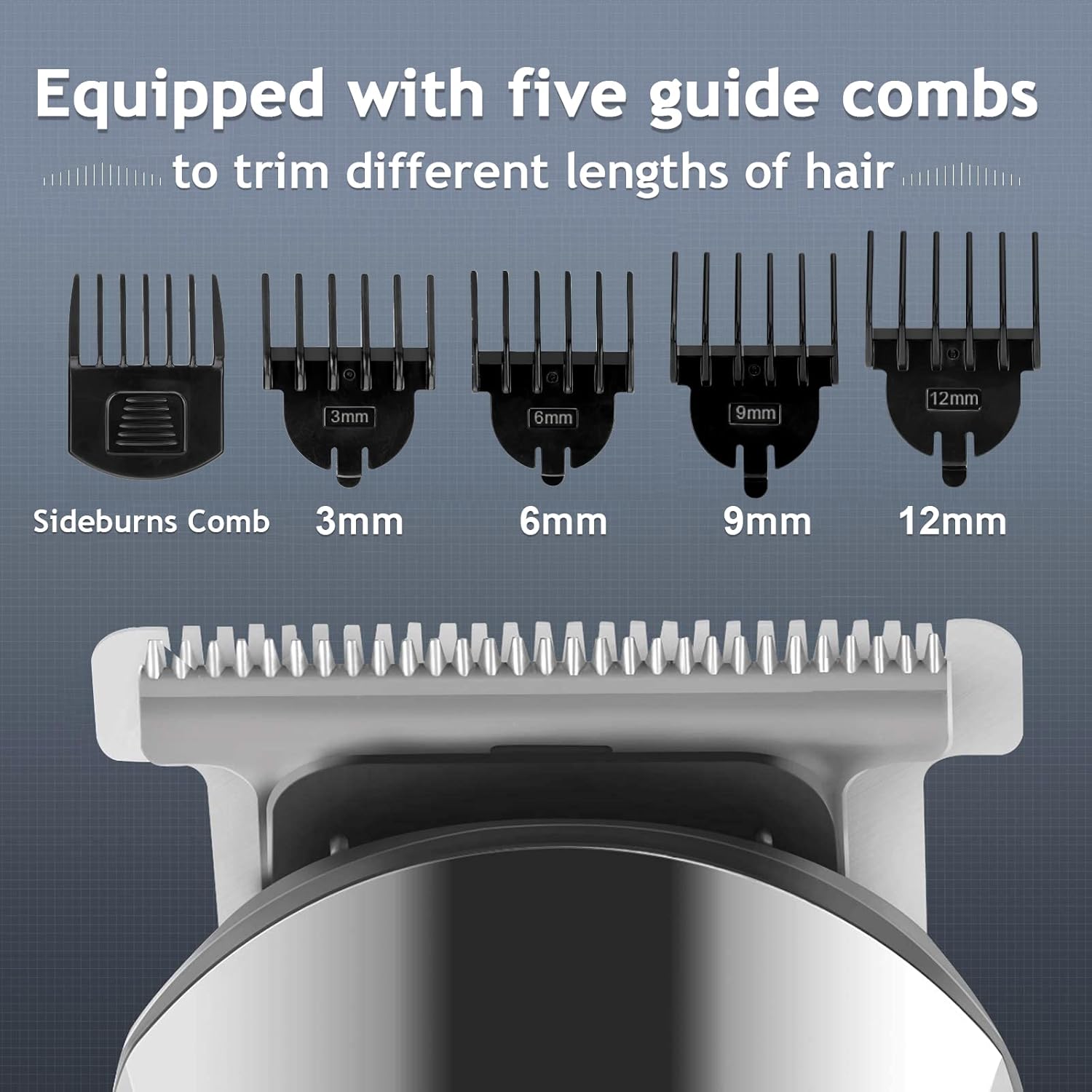 Ufree Beard Trimmer for Men, Waterproof Electric Razor for Nose, Body, Face & Mustache, Cordless Hair Clippers Shavers Grooming Kit, Gifts for Men Husband Father