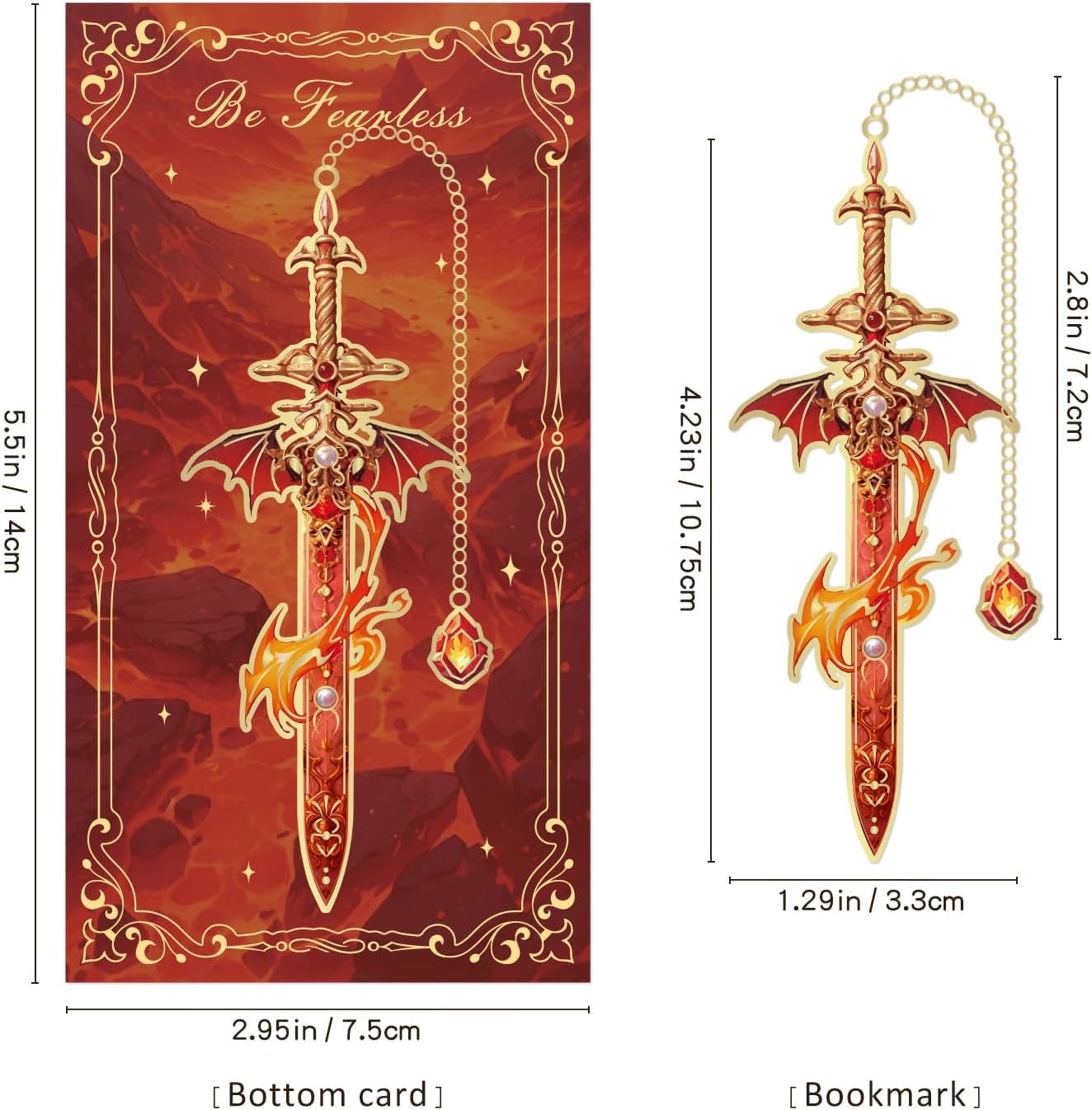 4pcs Fantasy Sword Bookmarks for Books, Journals, Planners - Cool Metal Book Markers for Reading Women & Men, Unique Book Marks Gifts for Book Lovers, Reading Accessories for Students & Adults & Kids